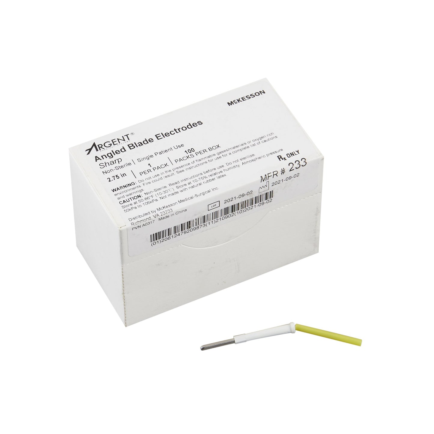 McKesson Argent™ Disposable Dermal Tip Electrode