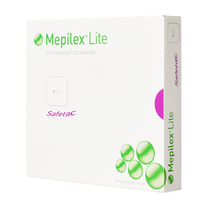 Mepilex® Lite Soft Silicone Foam Dressing, 15 x 15 Centimeter
