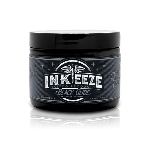INK-EEZE Black Glide Tattoo Ointment, 6oz, Each, BLK-TO-6OZ