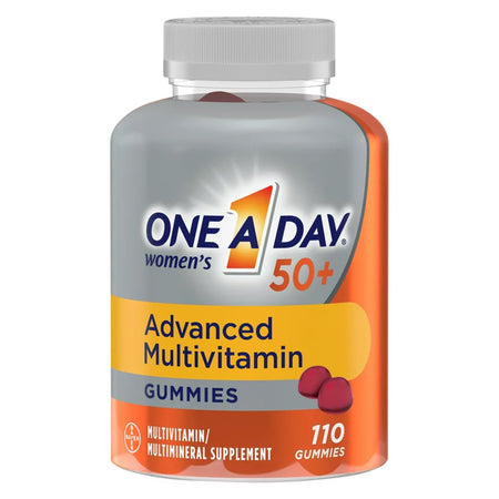 Bayer 1650058736 One A Day Advanced Multivitamin Women's 50+ Gummies