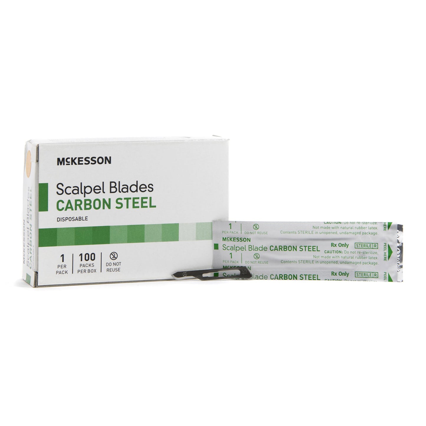 McKesson Carbon Steel Surgical Blade, Size 15