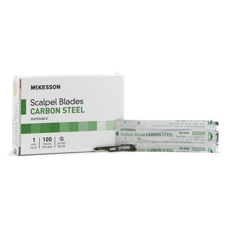 McKesson Carbon Steel Surgical Blade, Size 15