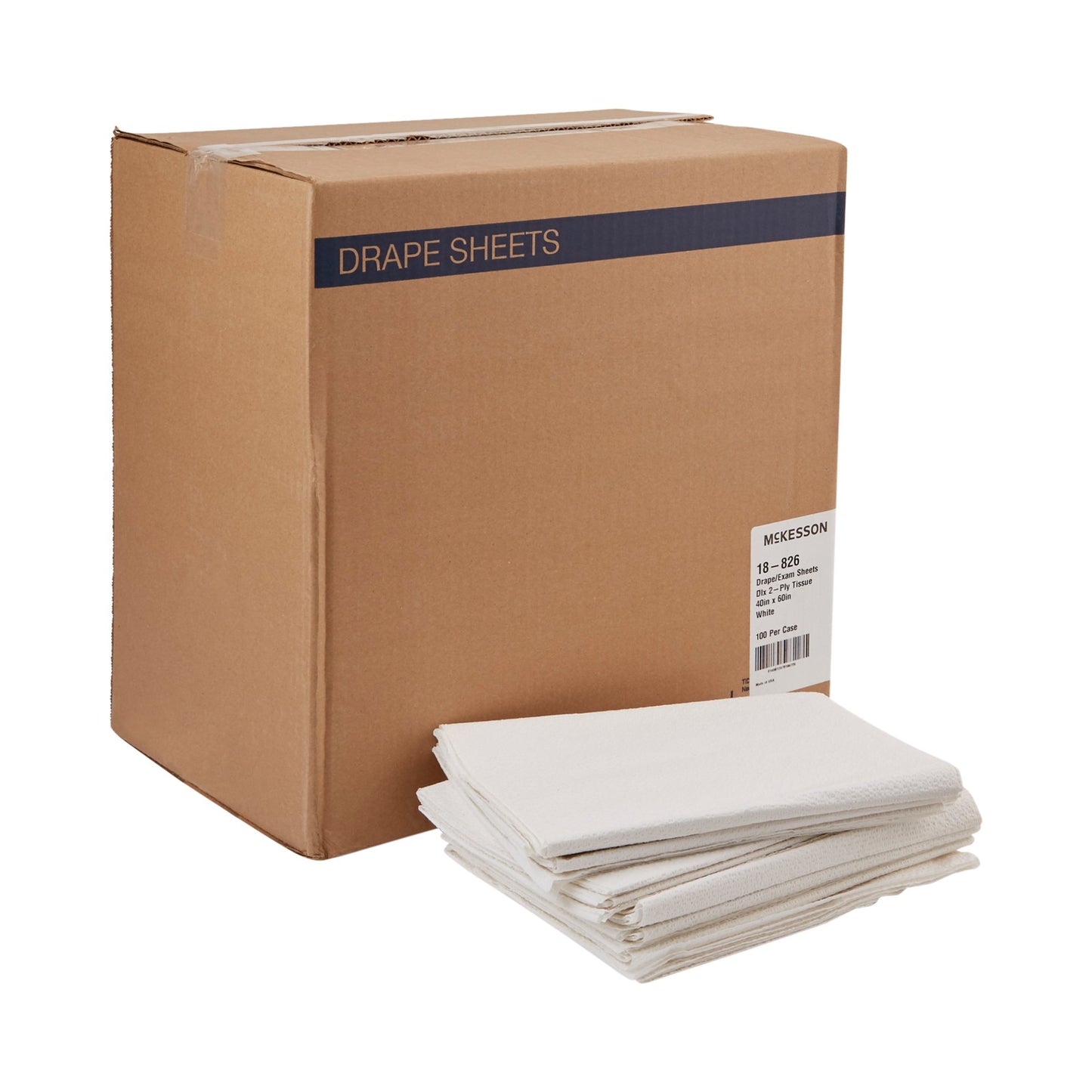 McKesson Nonsterile Physical Exam Drape, 40 x 60 Inch