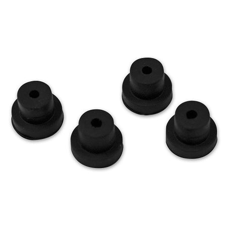 Dynarex Grommet Nipples, Black, 100/box, 2179