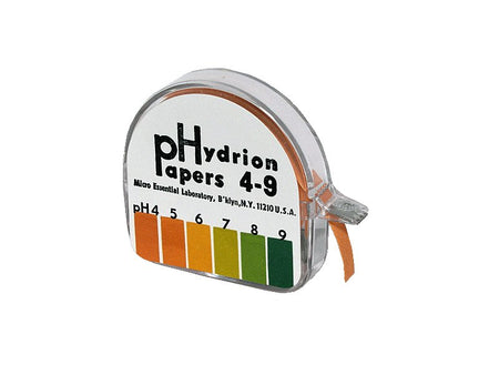 Fisher Anatomical 14853150R Hydrion pH Paper in Dispenser, 4.0 to 9.0