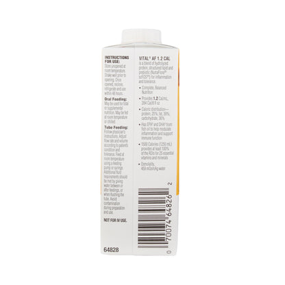 Vital® AF 1.2 Cal Vanilla Peptide Based Nutrition 8 oz | Abbott 64828