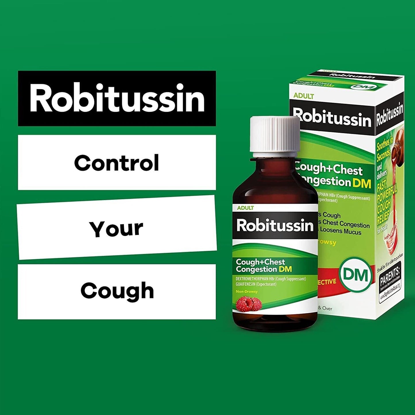 Robitussin Adult Cough + Chest Congestion DM Liquid