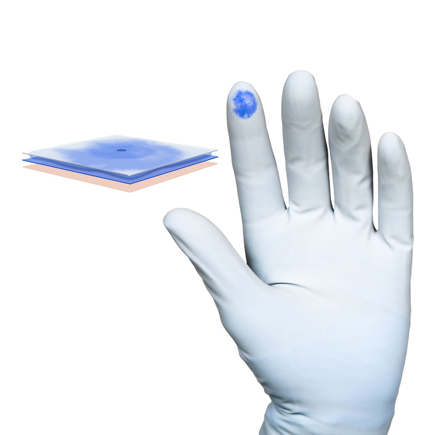 Biogel 41660 PI Indicator Polyisoprene Surgical Underglove, Size 6, Blue, Chemo Approved Molnlycke