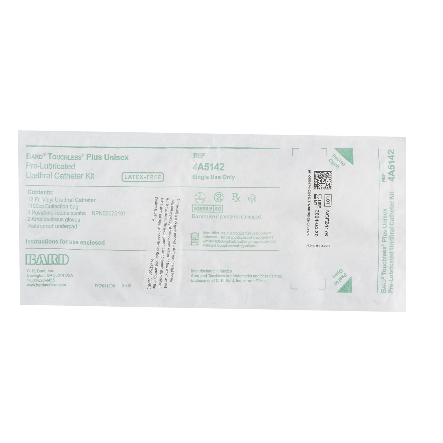 Touchless® Plus Intermittent Catheter Kit