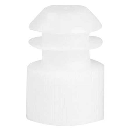 McKesson 1175414 Tube Closure Flanged Plug Cap White Polyethylene 1000 per Bag