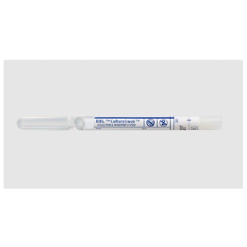 BD BBL CultureSwab Plus Specimen Collection and Transport System, Sterile, 50/Pack, 220116-CS