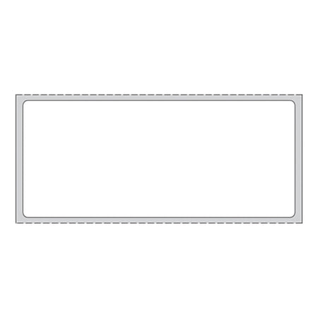 PDC Healthcare THERMD25 White Blank Thermal Label, 1-1/2 x 3-1/2 Inch