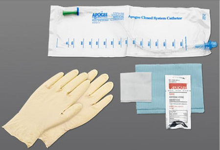 Hollister B14SB Apogee Intermittent Catheter Kit, 14 Fr., Straight