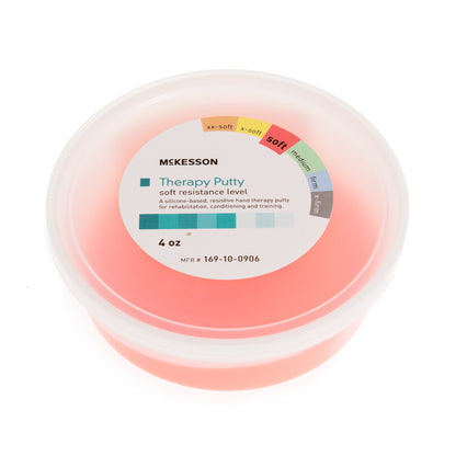 McKesson Therapy Putty, Red, Soft, 4 oz.