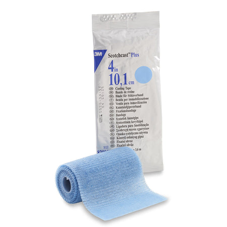 Solventum 82004L 3M Scotchcast Plus Light Blue Cast Tape, 4 Inch x 4 Yard