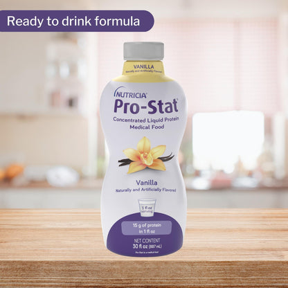 Pro-Stat® Vanilla Concentrated Liquid Protein Medical Food, 30-ounce bottle