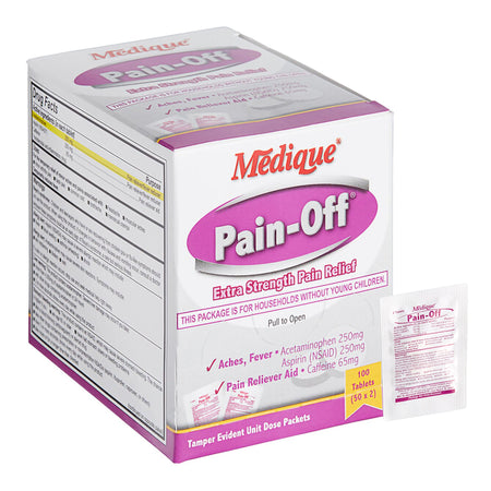 Medique Products 22833 Pain-Off Acetaminophen / Aspirin / Caffeine Pain Relief