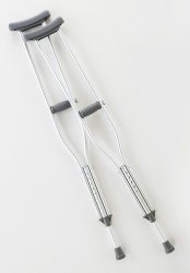 Cardinal Health Underarm Crutches for Adults 5'2" – 5'10"