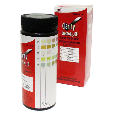 Clarity Diagnostics DTG-5OB Urocheck 50B Urinalysis Reagent, General Chemistry