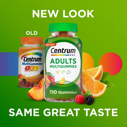 Centrum MultiGummies Adults Assorted Natural Fruit Flavors