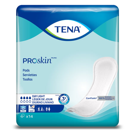 Essity 62326 Tena ProSkin Day Light Bladder Control Pads, Moderate Absorbency