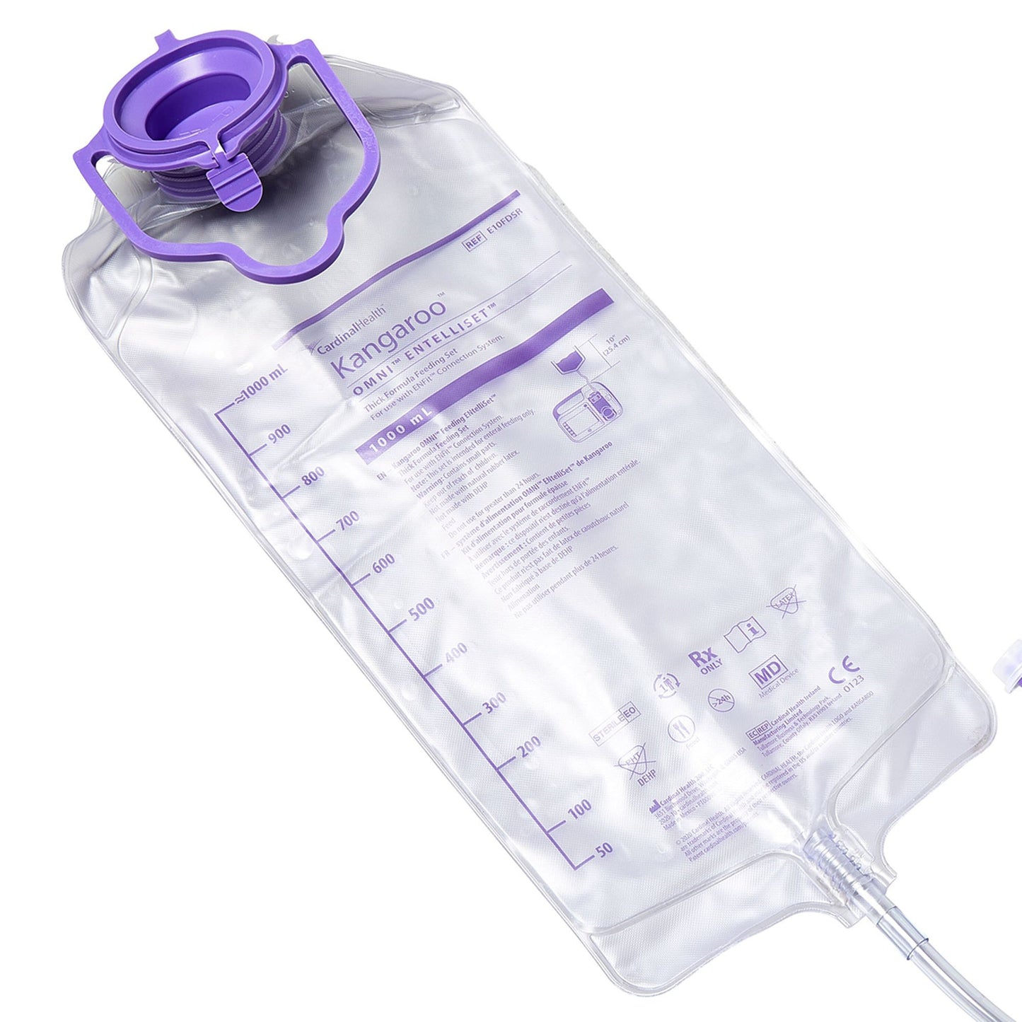 Enteral Feeding Pump Bag Set Kangaroo OMNI™ ENtelliSet™ 1000 mL NonSterile