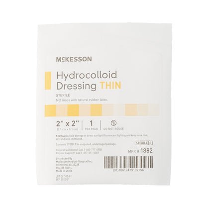 McKesson Hydrocolloid Dressing, 2 x 2 Inch