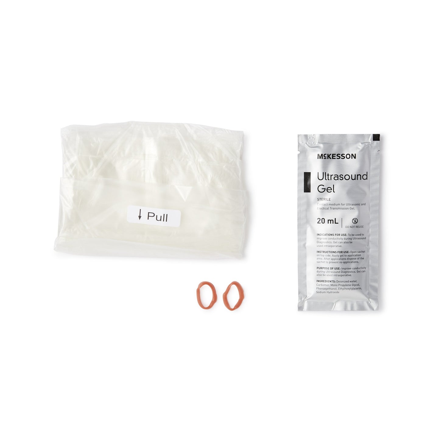 McKesson Telescopically Folded Transducer Cover, 5.5 x 58 Inch