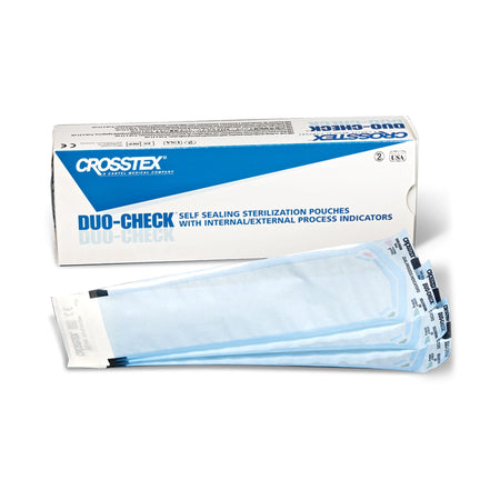 SPS Medical Supply SCL515 Duo-Check Sterilization Pouch, 5¼ x 15 Inch