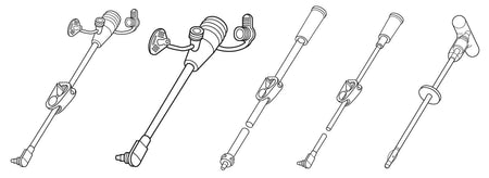 Avanos Medical Sales LLC 0123-24 Mic-Key Bolus Extension Set with catheter Tip, 24 Inch