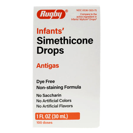 Major Pharmaceuticals 536130375 Rugby Simethicone Infant Gas Relief