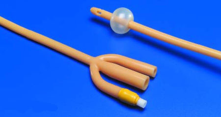 Cardinal 8887688243 Dover Foley Catheter, 24 Fr., 16 Inch, 3-Way