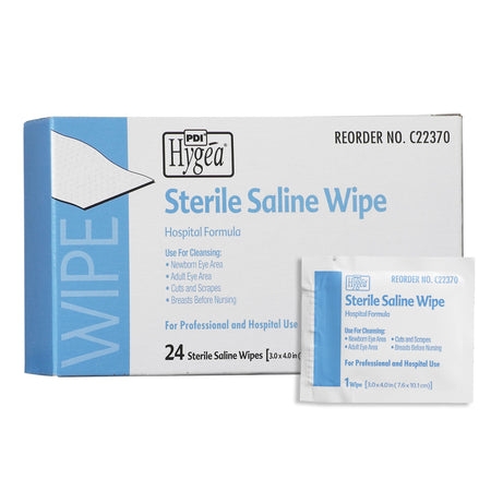Hygea Unscented Saline Wipe, Individual Packet by Professional Disposables Inc product image