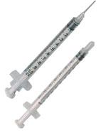 AirTite 26049 Exel International Tuberculin Syringe, 1 mL