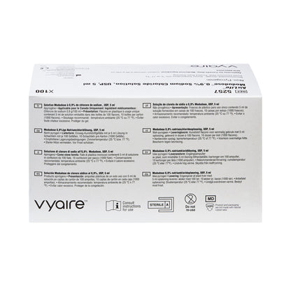 AirLife™ Modudose Respiratory Therapy Solution, 0.9% Sodium Chloride, Sterile, 5 mL Unit Dose Vial