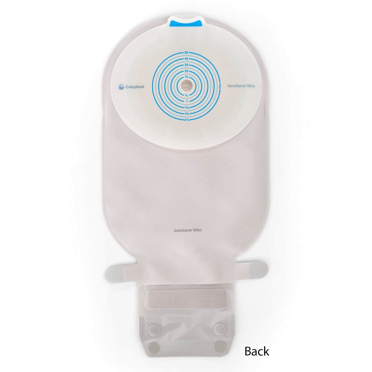SenSura® Mio Flat 1-Piece Opaque Ostomy Pouch, Trim to fit 10 – 55 mm Stomas