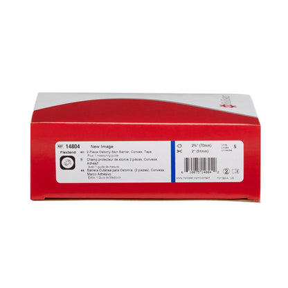 Flextend Hydrocolloid Colostomy Barrier, 2-3/4 Inch Flange, Blue Code System