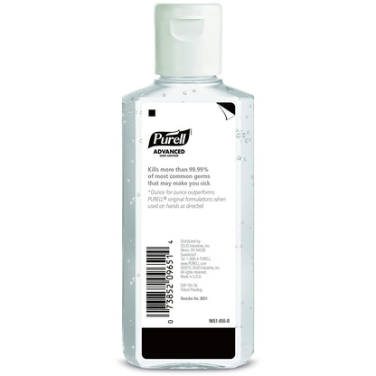 Purell® Advanced Hand Sanitizer 70% Alcohol Gel, Bottle, 4 ounces, Fruit Scent