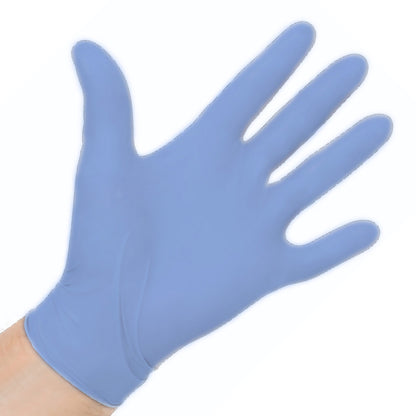 Halyard Aquasoft® Nitrile Exam Glove, Large, Blue