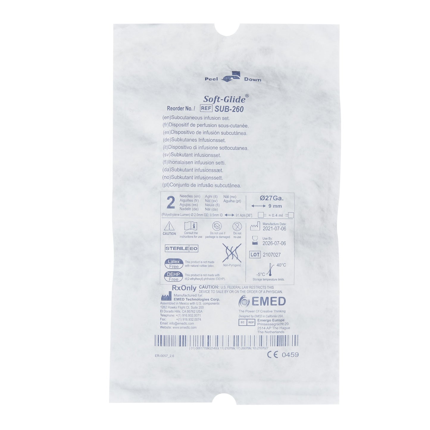 Sub-Q Subcutaneous Infusion Set