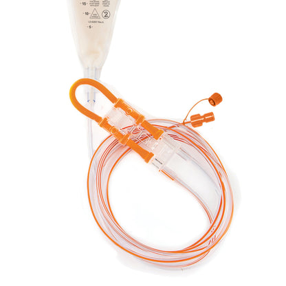 Enteral Feeding Pump Bag Set with ENFit® Connector Infinity® Orange® 100 mL Silicone NonSterile ENFit® Connector