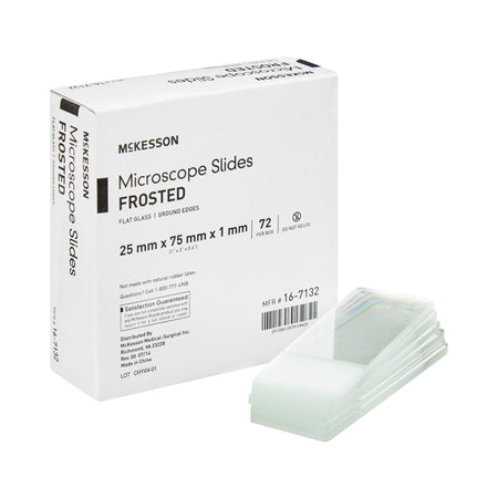 McKesson 16-7132 Frosted Microscope Slide, 1 x 3 Inch