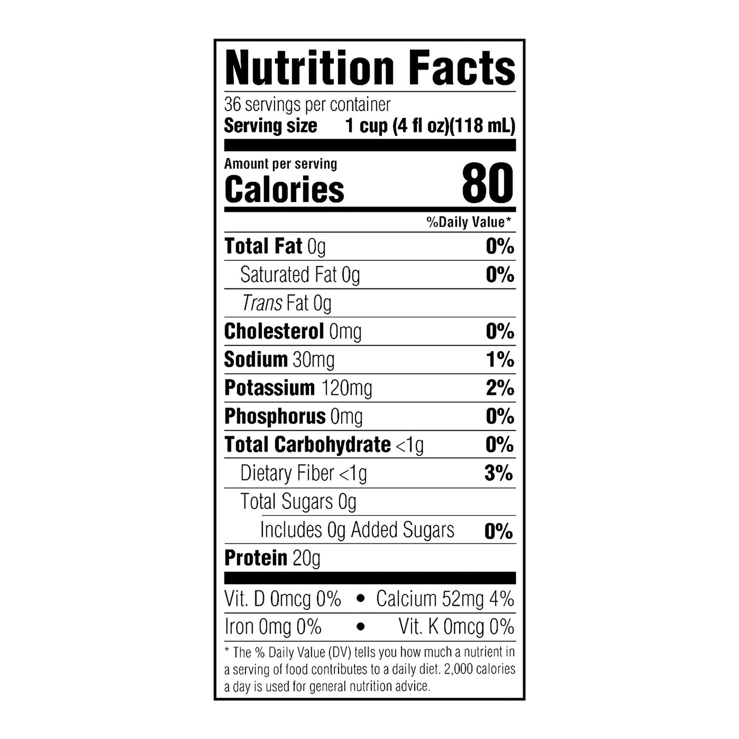 Gelatein® 20 Orange High Protein Gelatin, 4-ounce cup