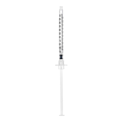 Sol-Care™ 1 mL Insulin Syringe with Needle, 29 Gauge, 1/2 Inch Needle Length