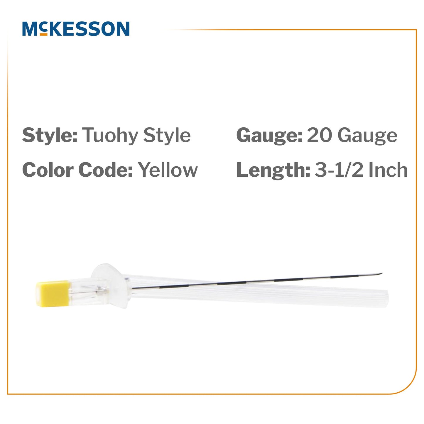 McKesson Epidural Needle