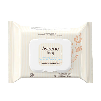 Baby Wipe Aveeno® Baby Soft Pack Unscented 25 Count