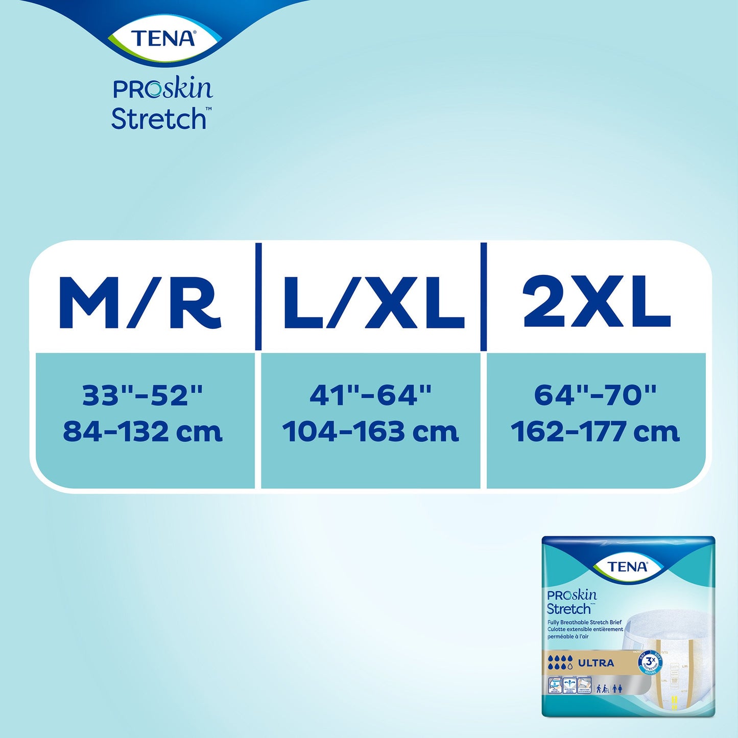 Tena® ProSkin Stretch™ Ultra Incontinence Brief, Large / Extra Large