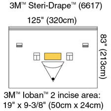 3M™ Steri-Drape™ Sterile Orthopedic Drape, 125 x 83 Inch