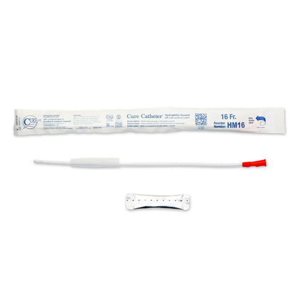Hydrophillic Cure Catheter® for Men, 16 Fr., Straight