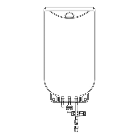 EVA Empty Bag McKesson 2000 mL Gravity